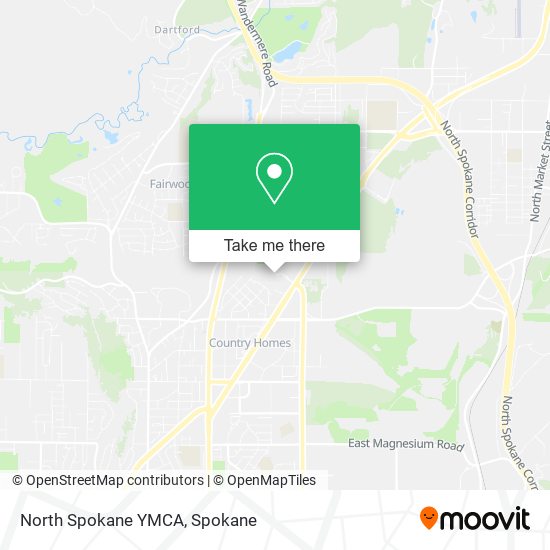 Mapa de North Spokane YMCA