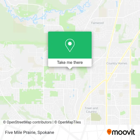 Five Mile Prairie map