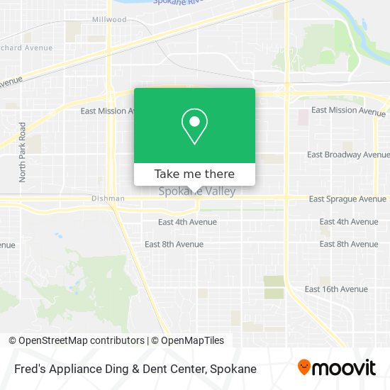 Fred's Appliance Ding & Dent Center map