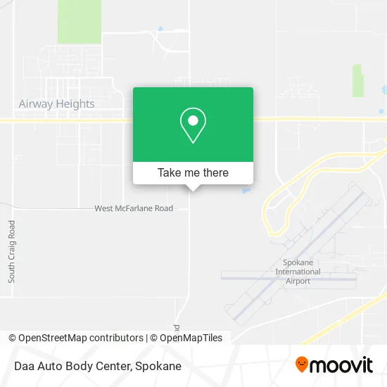 Daa Auto Body Center map