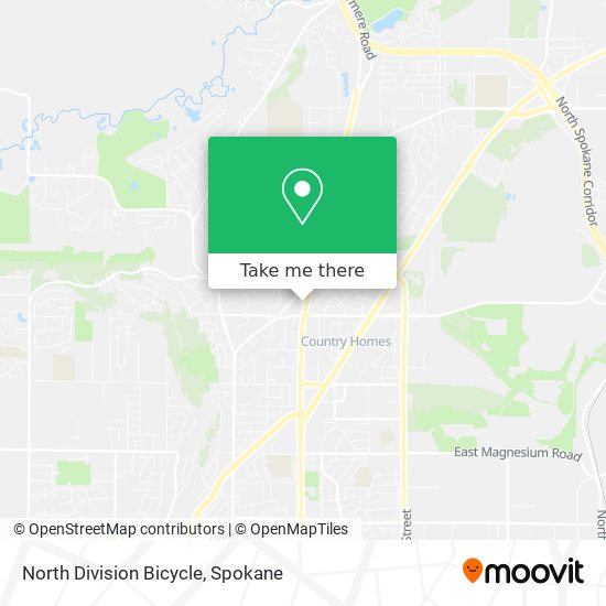 North Division Bicycle map