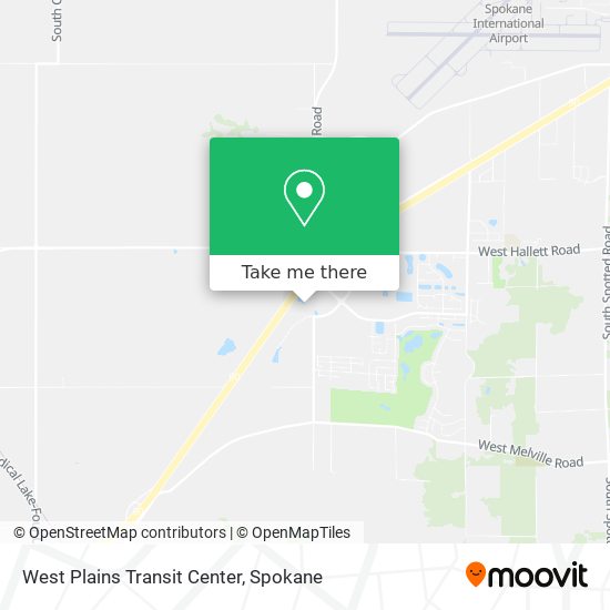 Mapa de West Plains Transit Center