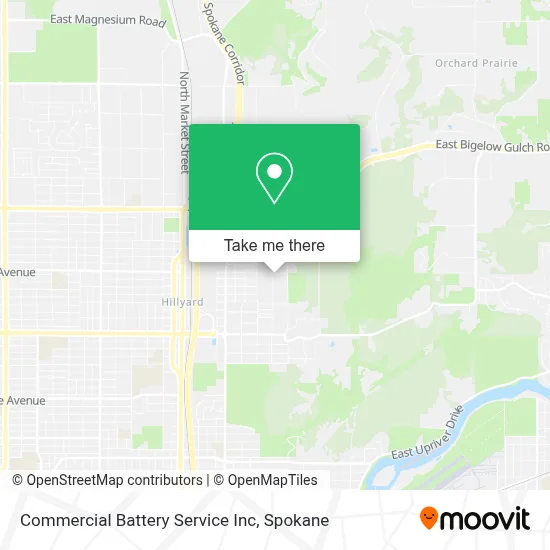 Commercial Battery Service Inc map