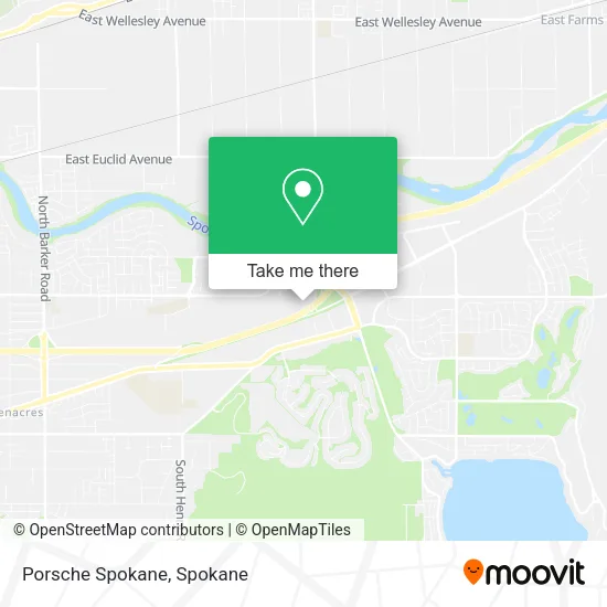 Porsche Spokane map