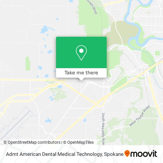 Admt American Dental Medical Technology map