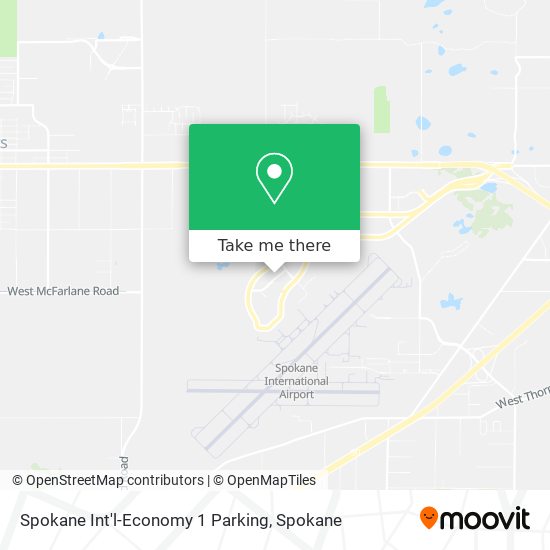 Spokane Int'l-Economy 1 Parking map