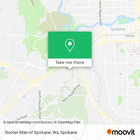 Mapa de Rooter-Man of Spokane, Wa