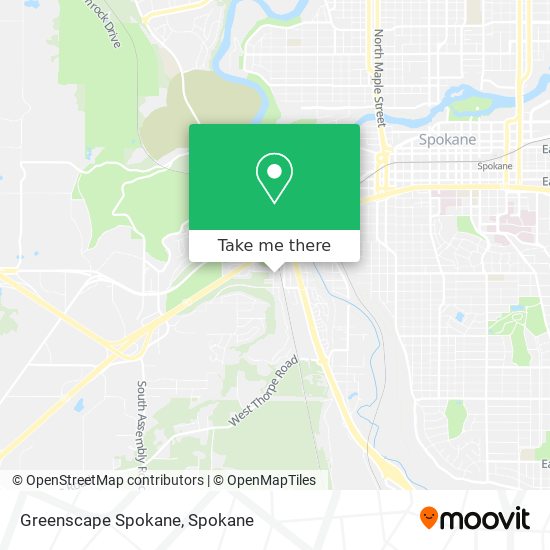 Mapa de Greenscape Spokane