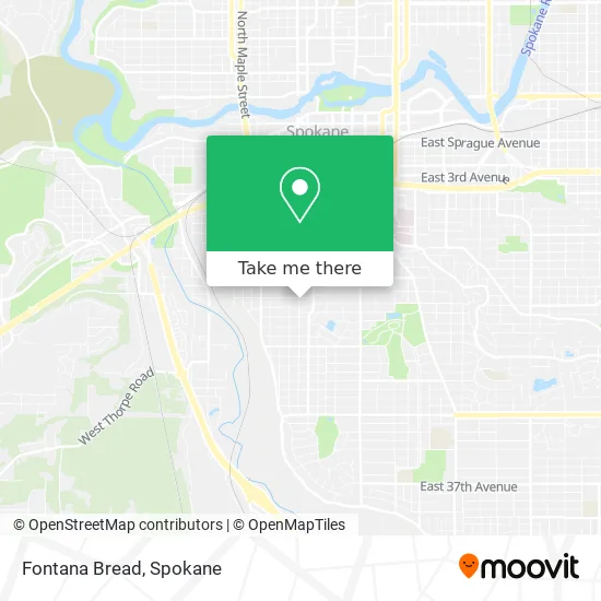 Fontana Bread map
