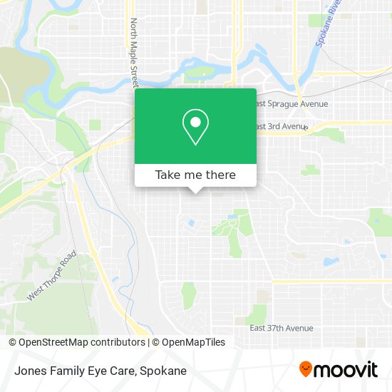 Jones Family Eye Care map