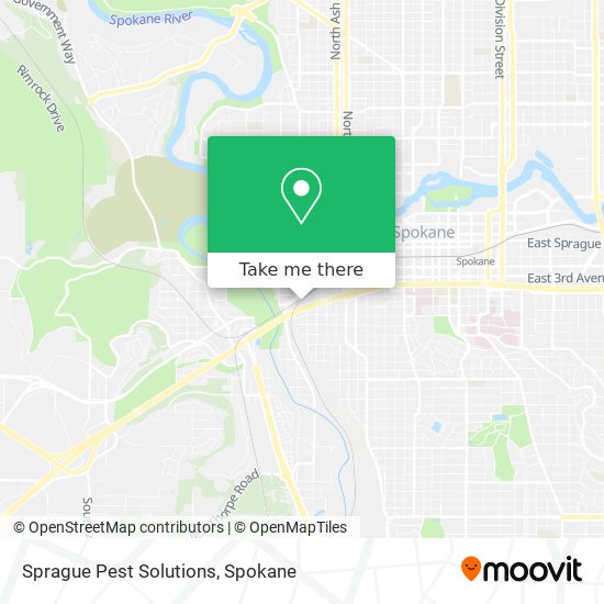 Sprague Pest Solutions map