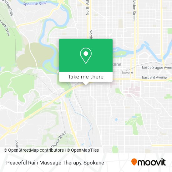 Mapa de Peaceful Rain Massage Therapy