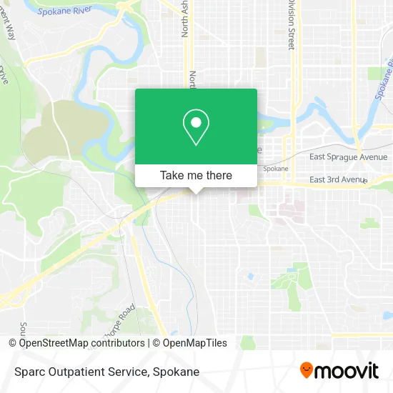 Mapa de Sparc Outpatient Service