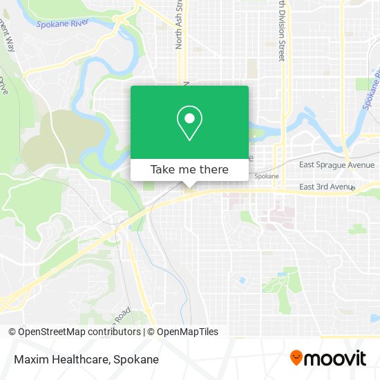 Maxim Healthcare map