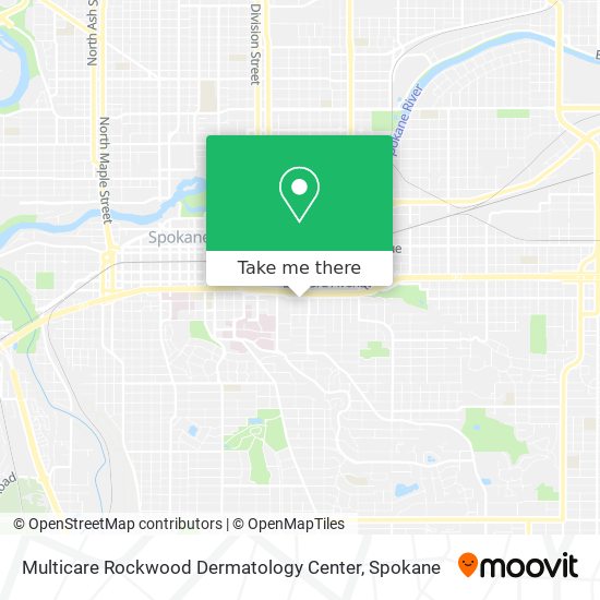 Multicare Rockwood Dermatology Center map