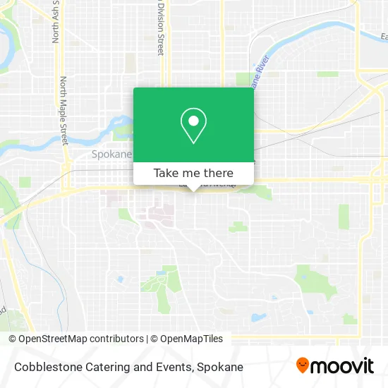 Mapa de Cobblestone Catering and Events