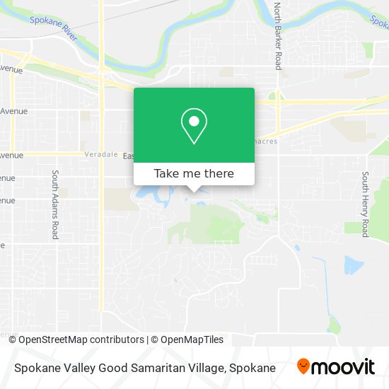 Spokane Valley Good Samaritan Village map