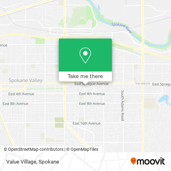Value Village map