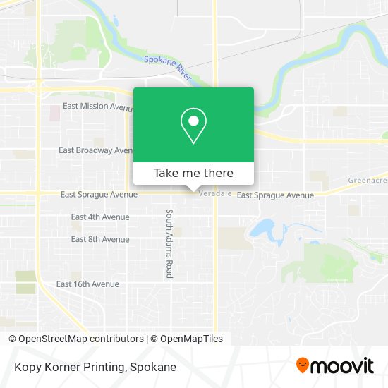 Mapa de Kopy Korner Printing