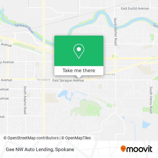 Gee NW Auto Lending map