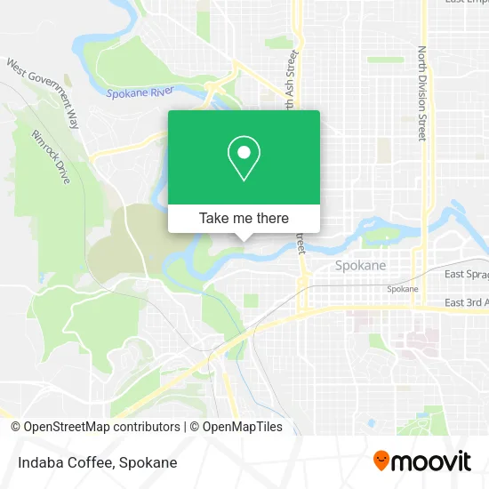 Indaba Coffee map