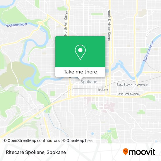 Ritecare Spokane map