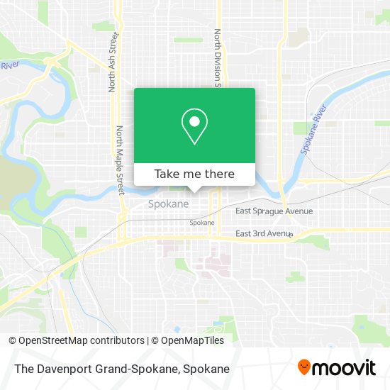 Mapa de The Davenport Grand-Spokane