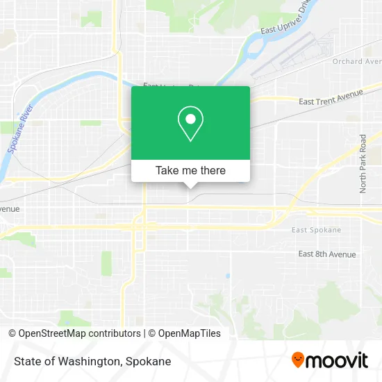 Mapa de State of Washington