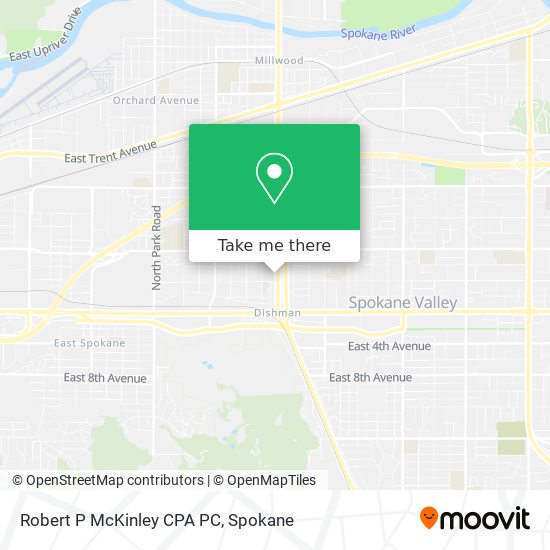 Robert P McKinley CPA PC map