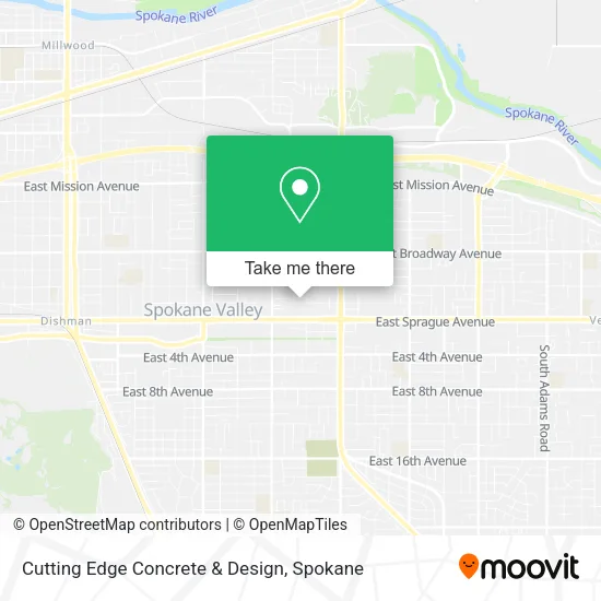 Cutting Edge Concrete & Design map