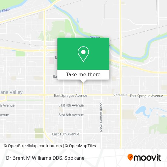Dr Brent M Williams DDS map