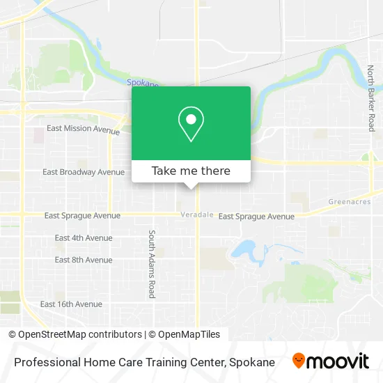 Professional Home Care Training Center map