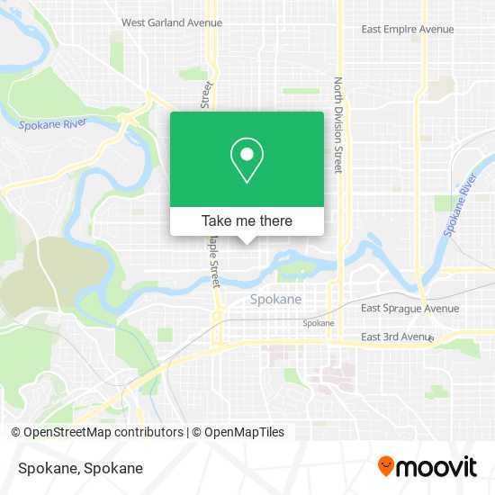 Spokane map