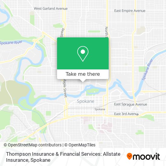 Thompson Insurance & Financial Services: Allstate Insurance map