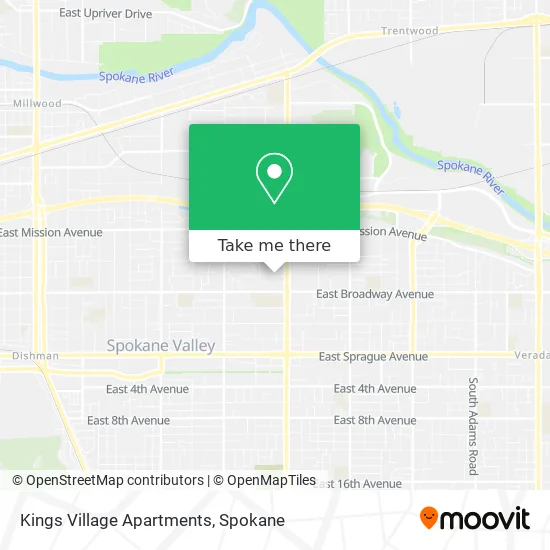 Kings Village Apartments map