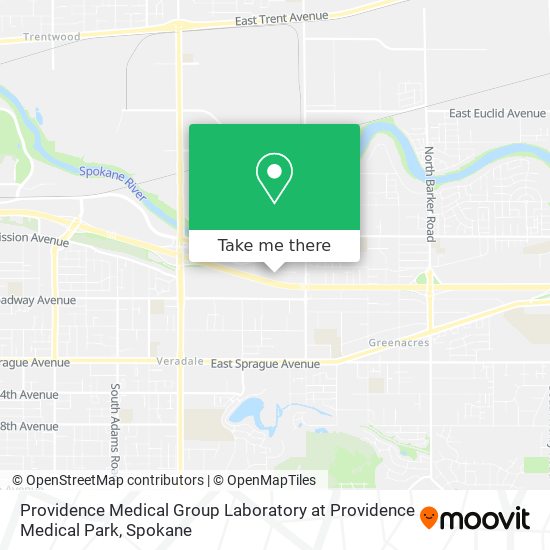 Mapa de Providence Medical Group Laboratory at Providence Medical Park