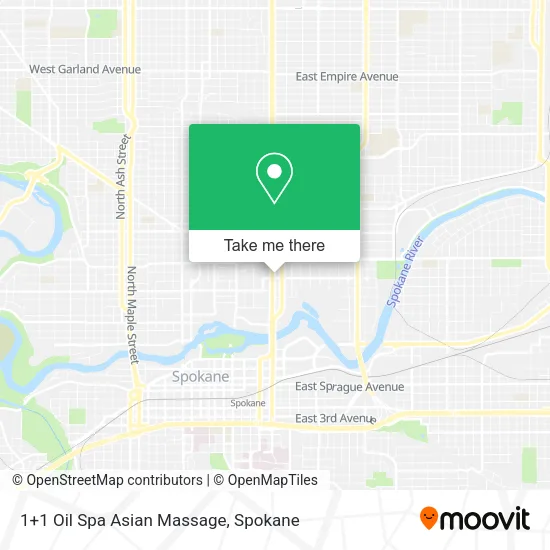 Mapa de 1+1 Oil Spa Asian Massage