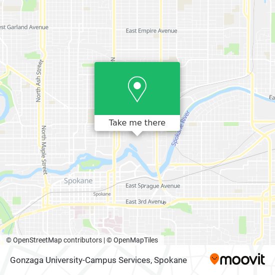 Gonzaga University-Campus Services map