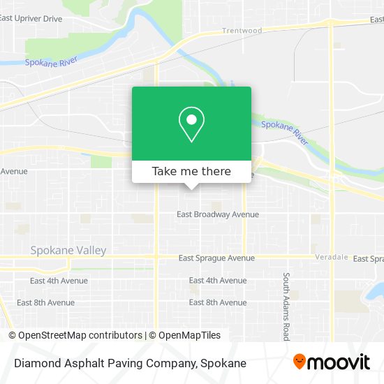 Diamond Asphalt Paving Company map