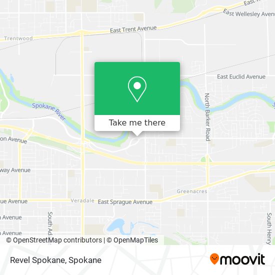 Revel Spokane map