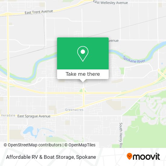 Affordable RV & Boat Storage map