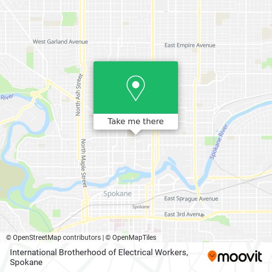 International Brotherhood of Electrical Workers map
