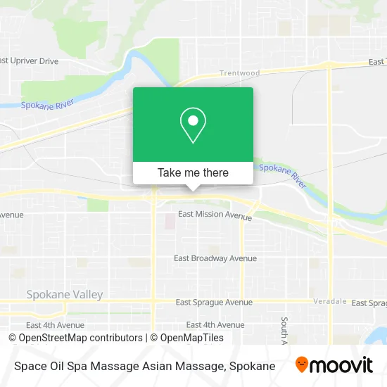 Space Oil Spa Massage Asian Massage map