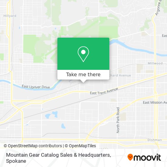 Mapa de Mountain Gear Catalog Sales & Headquarters
