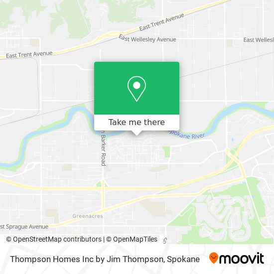 Thompson Homes Inc by Jim Thompson map