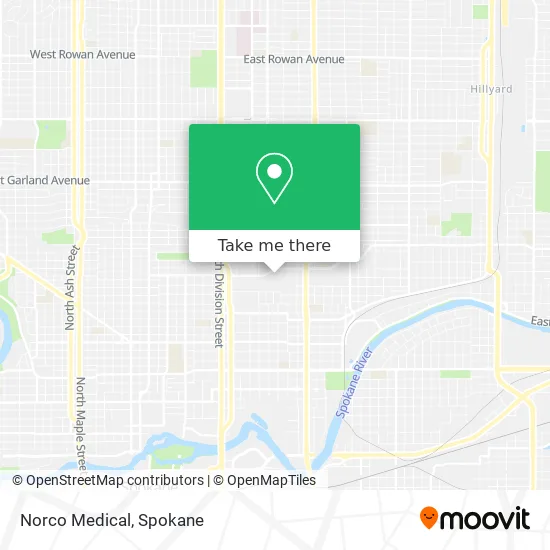 Norco Medical map