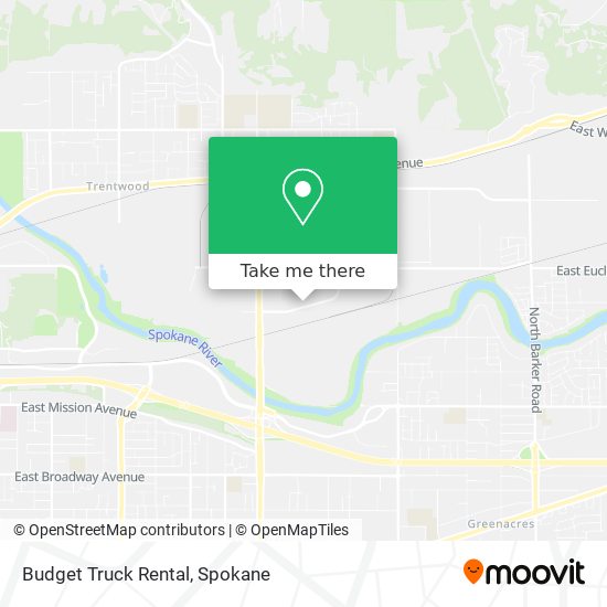 Mapa de Budget Truck Rental