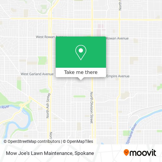 Mow Joe's Lawn Maintenance map