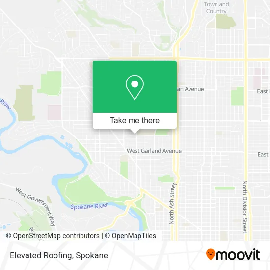 Mapa de Elevated Roofing