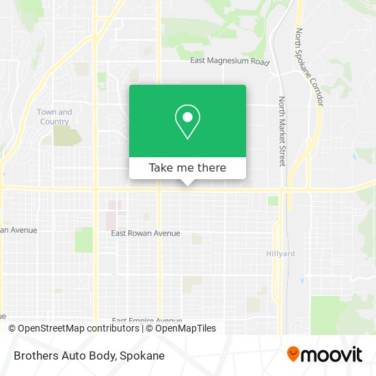 Brothers Auto Body map